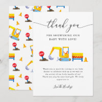 Construction Truck Baby Shower