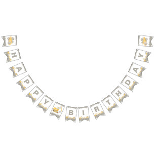 Construction Truck Birthday Happy Birthday Bunting Flags