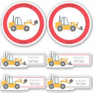 Construction Truck This Book Belongs to