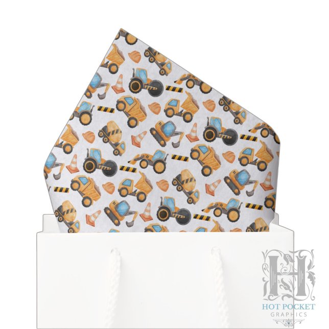 Construction Truck Tissue Paper (Creator Uploaded)