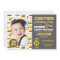 Construction Trucks Birthday Photo Invitation