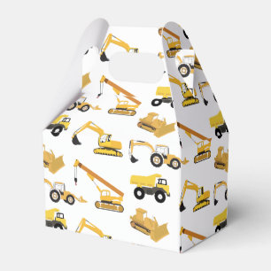 Construction Trucks Favor Box