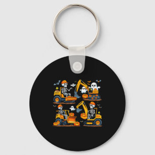 Construction Trucks Halloween Costume Soky Excavat Keychain