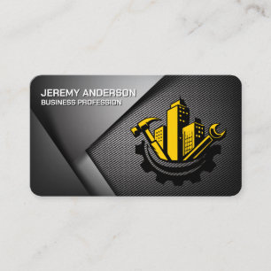 Construction Vehicle Builder Developer Business Card