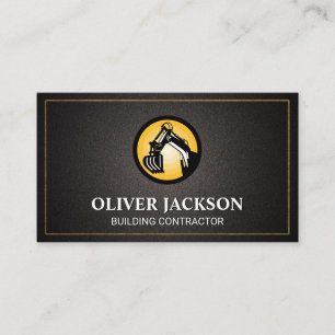Construction Vehicle Logo   Property Development Business Card