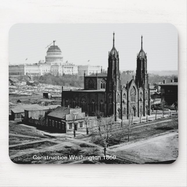 Construction Washington  Mousepad (Front)