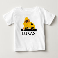 Construction Work Zone Birthday Shirt, Sibling