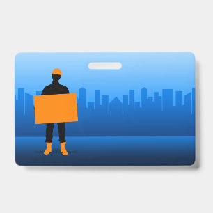 Construction Worker Badge
