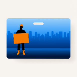 Construction Worker Badge