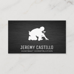 Construction Worker Business Card