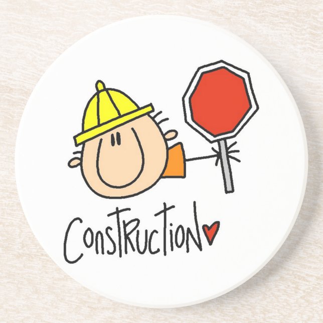 Construction Worker Coaster (Front)