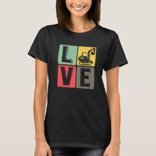 Construction Worker Excavator Driver Excavator T-Shirt