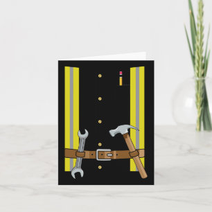 Construction Worker Halloween Costume For Boys Kid Card