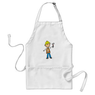Construction Worker with Hammer Standard Apron