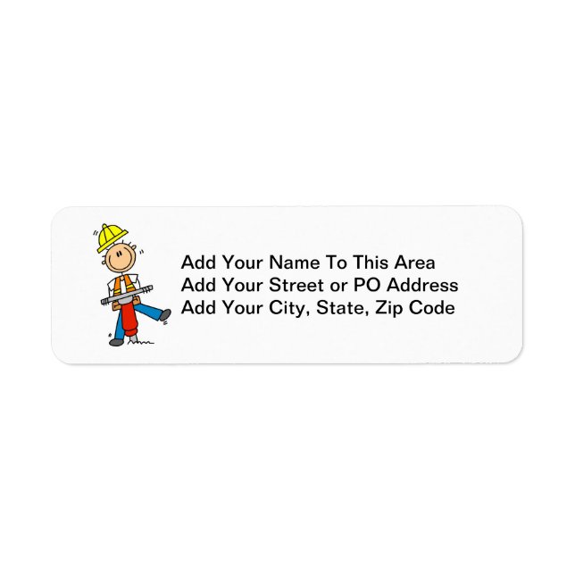 Construction  Worker With Jack Hammer Gifts (Front)