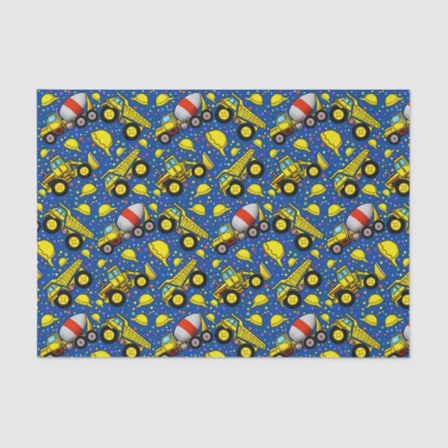 Construction Zone Tissue Paper (Front)