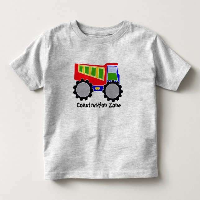 Construction Zone Toddler T-shirt (Front)