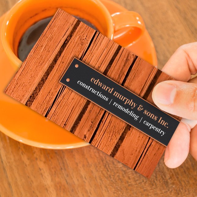Constructions Carpentry Business Card (Creator Uploaded)