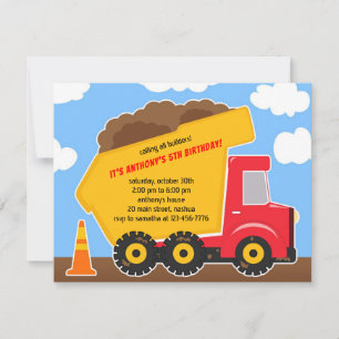 Constructions de camions de pompage Invitation d'a