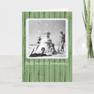 Construire de beaux souvenirs Noël Carte de vacanc