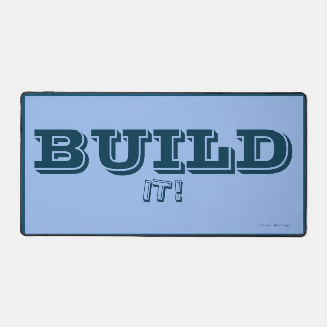 CONSTRUISEZ-LE ! Mat de bureau (Recto)