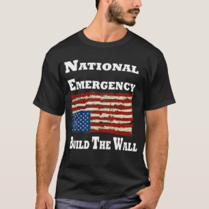 Construisez le T-shirt de mur--Secours national
