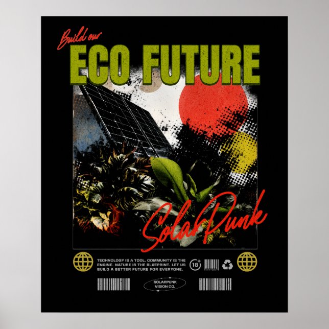 Construisez notre avenir écologique - Poster Zine  (Devant)