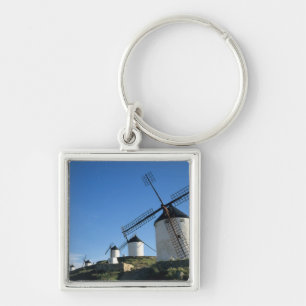 Consuegra, La Mancha, Spain, windmills 2 Keychain