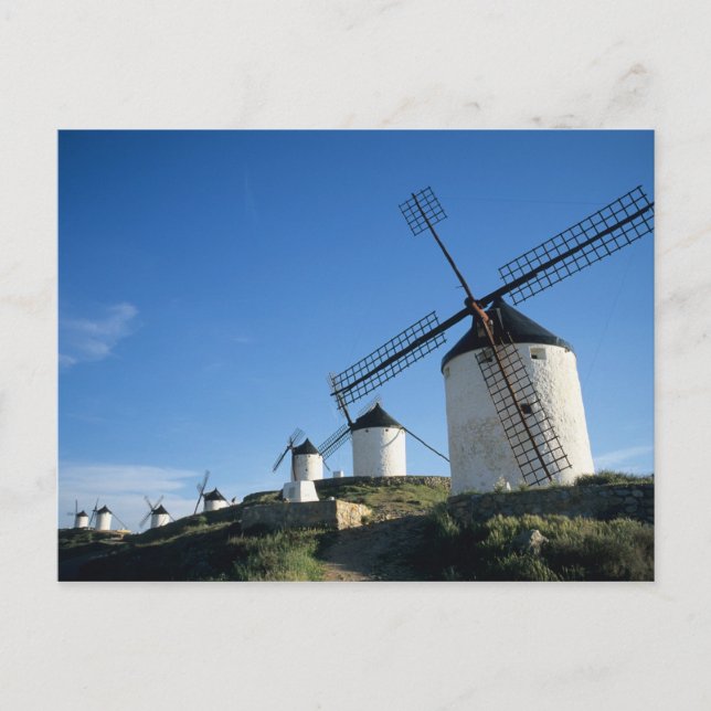 Consuegra, La Mancha, Spain, windmills 2 Postcard (Front)