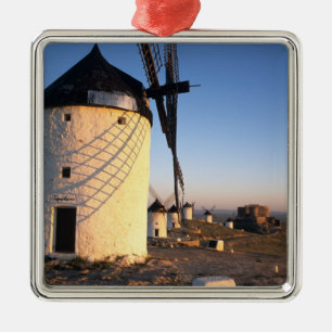 Consuegra, La Mancha, Spain, windmills Metal Ornament