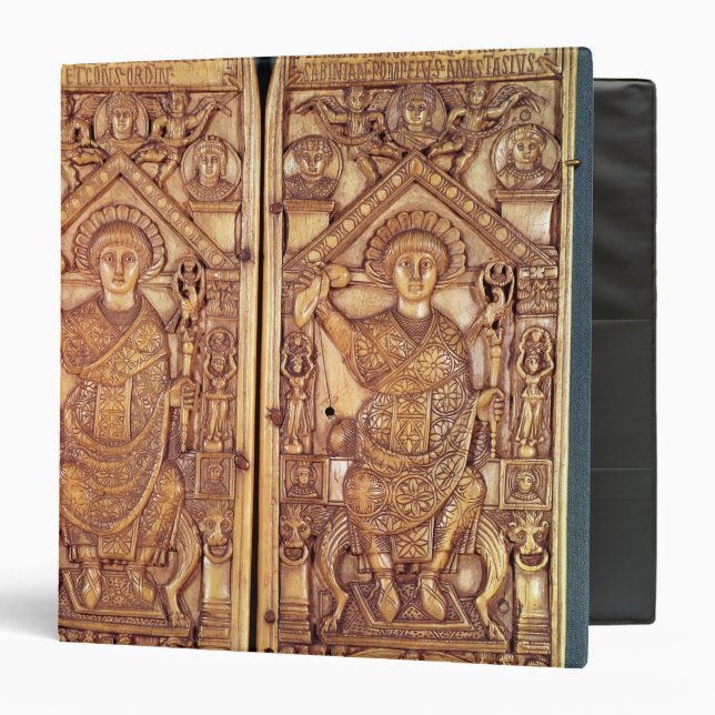 Consular diptych Anastasius  carved Binder (Front/Inside)
