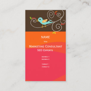 Consultant Carte de visite en marketing SEO