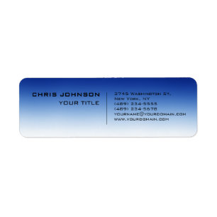 Consultant contemporain en bleu blanc