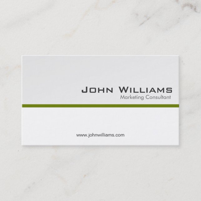 Consultant du marketing - cartes de visite (Devant)