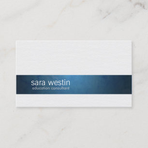 Consultant en éducation Élégant Carte de visite en