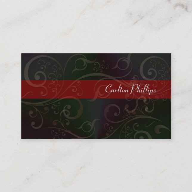 Consultant en marketing de classe cartes de visite (Devant)