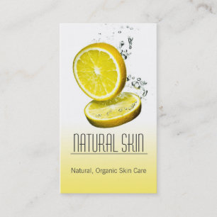 Consultant en soins de la peau carte de visite de