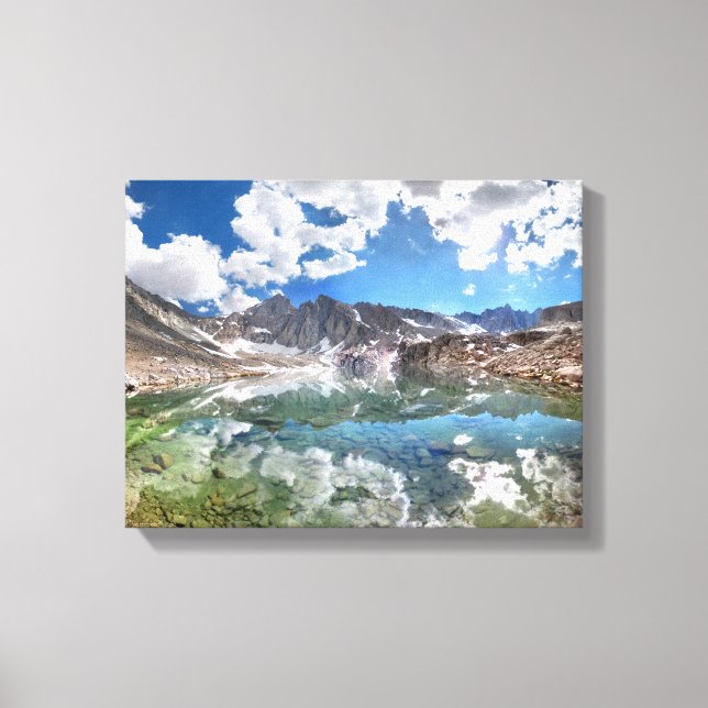 Consultation Lake 2 - Mt Whitney Trail Canvas Print (Front)