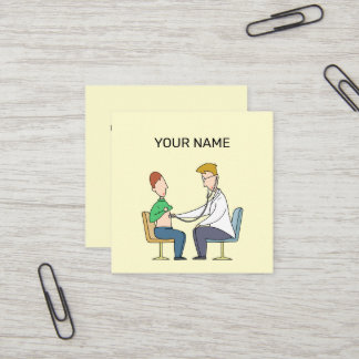 Consultation room that connects hearts. square business card