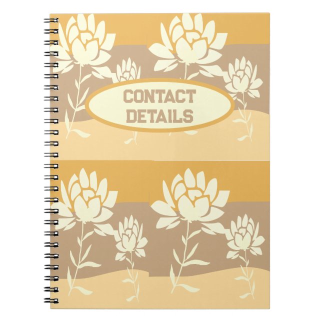 Contact Details Notebook (Front)