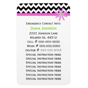 Contact d'urgence : Babysitter Premium Magnet