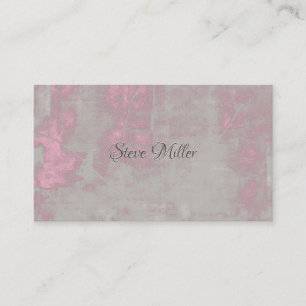 Contact Me artistic stylish pink grey Nr42 Business Card