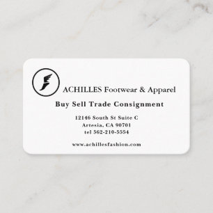 Contacts artistiques, Carte de visite de 3,5 po x 