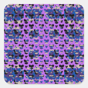 Contained Sky Flame Tulip Square Sticker