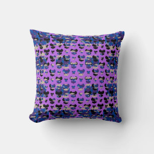 Contained Sky Flame Tulip Throw Pillow