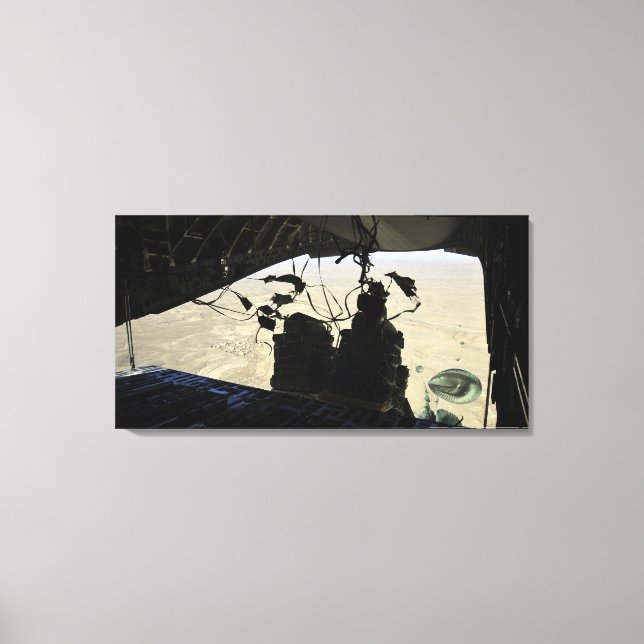 Container Delivery System bundles exit Canvas Print (Front)