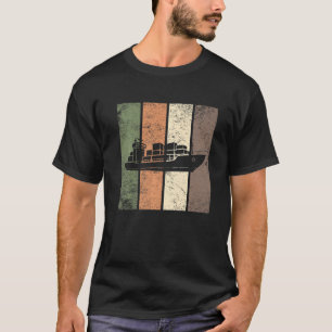 Container Ship Boating Sailor Seafarer Seaman Mar T-Shirt