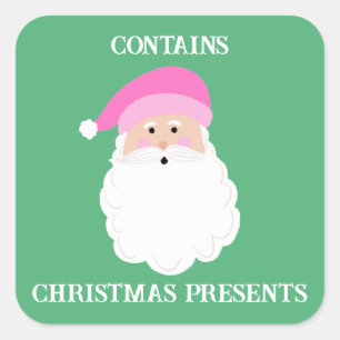 Contains Christmas Presents Sticker
