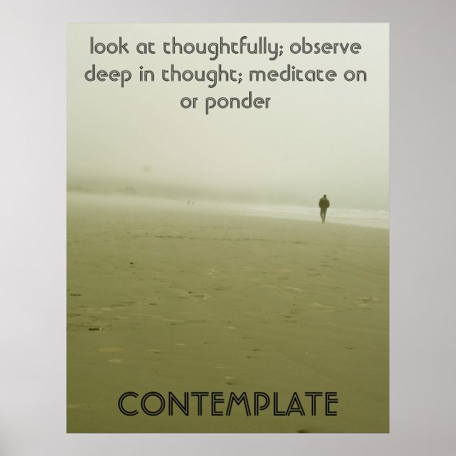 Contemplate Poster (Front)