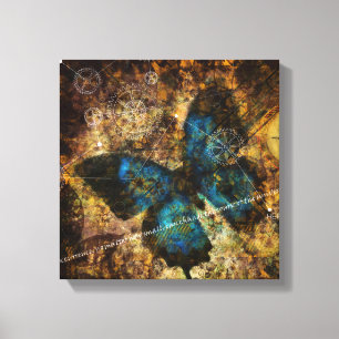 Contemplating The Butterfly Effect Canvas Print